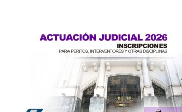 Inscripciones para peritos, interventores y otras disciplinas