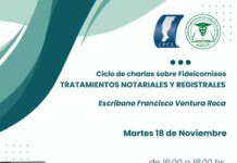 18/11 – 16 h Ciclo de charlas sobre Fideicomisos. Tratamientos Notariales y registrales