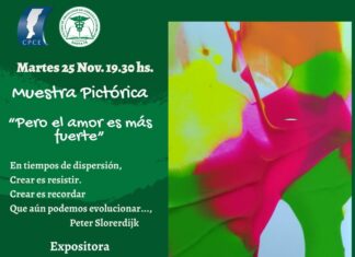25/11 – 19.30 h Muestra Pictórica