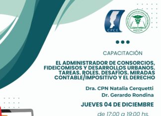 04/12 – 17 h El administrador de consorcios, fideicomisos y desarrollos urbanos. Tareas. Roles. Desafíos. Miradas contable/impositivo y el derecho