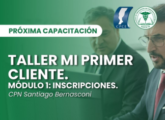 09/04 – 18hs Mi Primer Cliente. Modulo 1. Inscripciones. CPN Santiago Bernasconi