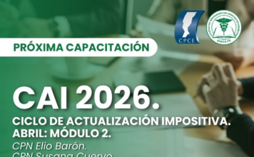 06/04 – 19:30hs Ciclo de Actualización Impositiva Año 2026. Módulo 2