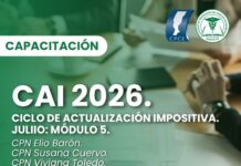 06/07 – 19.30 h Ciclo de Actualización Impositiva Año 2026. Módulo 5.