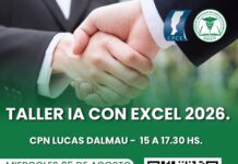 05/08 – 15 h Taller IA con Excel 2026