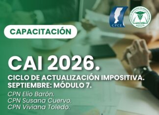 07/09 – 19.30 h Ciclo de Actualización Impositiva Año 2026. Módulo 7