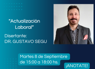 08/09 – 15 h Capacitacion RQTA. Actualización Laboral