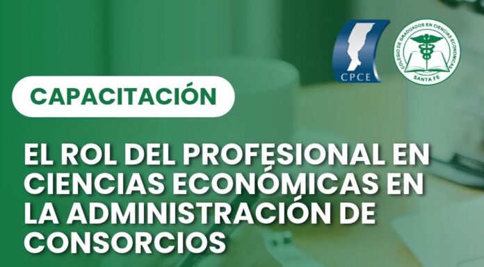 26/10 – 19.30 h El rol del profesional en Ciencias Económicas en la Administración de Consorcios